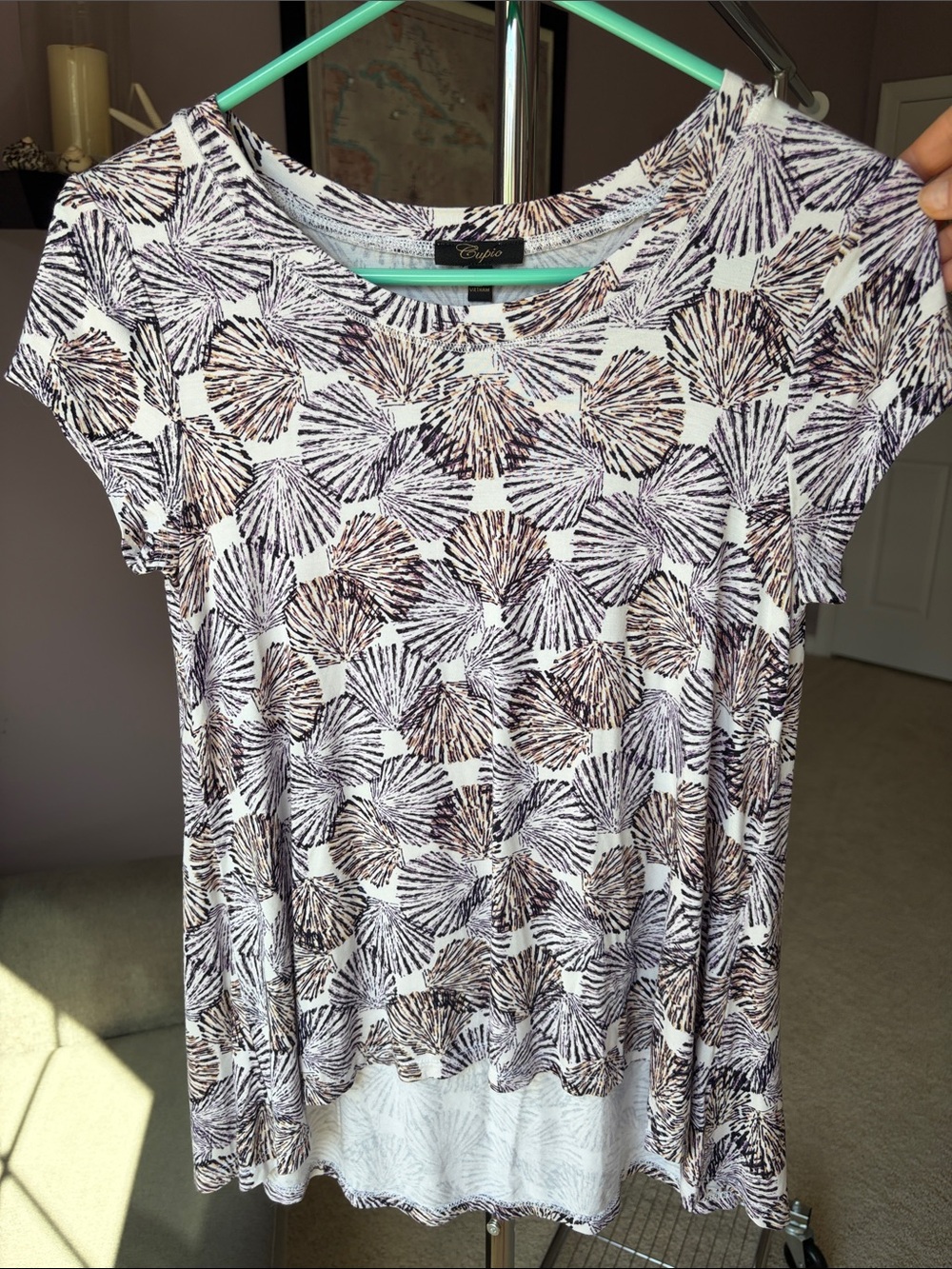 Cupio seashell short sleeve top